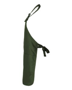 Q-Tees Q4350 Full-Length Apron with Pockets – Forest (side)
