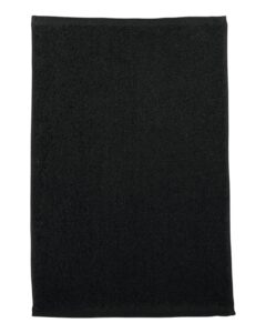 Q-Tees T18 Budget Rally Towel – Black