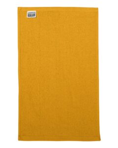Q-Tees T18 Budget Rally Towel – Gold (back)