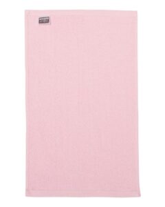 Q-Tees T18 Budget Rally Towel – Light Pink (back)