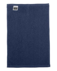Q-Tees T18 Budget Rally Towel – Navy (back)