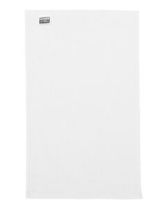 Q-Tees T18 Budget Rally Towel – White (back)
