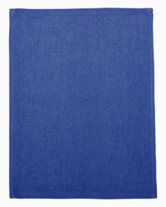 Q-Tees T600 Hemmed Fingertip Towel – Royal