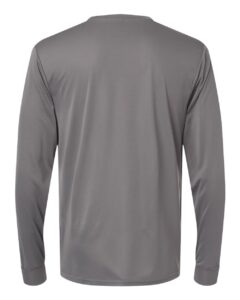 Augusta Sportswear 788 Unisex Nexgen Performance Long Sleeve T-Shirt – Graphite (back)