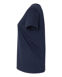 Hanes 5680 Women’s Essential-T T-Shirt – Navy (side)