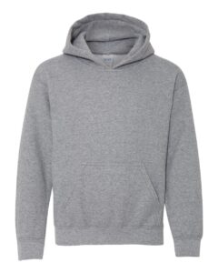 Gildan 18500B Youth Heavy Blend™ Hooded Sweatshirt – Graphite Heather