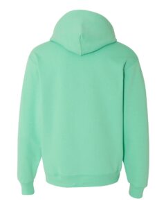 JERZEES 996MR Unisex NuBlend® Hooded Sweatshirt – Cool Mint (back)