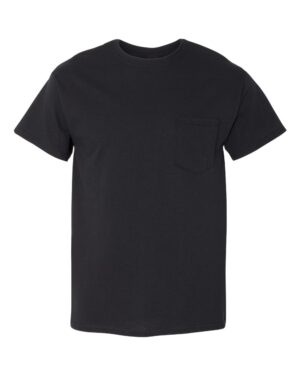Gildan 5300 Unisex Heavy Cotton™ Pocket T-Shirt – Black