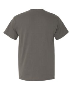 Gildan 5300 Unisex Heavy Cotton™ Pocket T-Shirt – Charcoal (back)