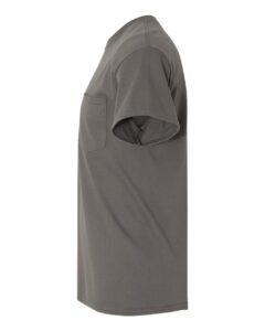 Gildan 5300 Unisex Heavy Cotton™ Pocket T-Shirt – Charcoal (side)