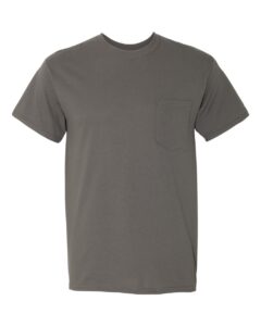 Gildan 5300 Unisex Heavy Cotton™ Pocket T-Shirt – Charcoal