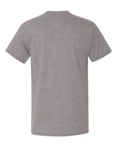 Gildan 5300 Unisex Heavy Cotton™ Pocket T-Shirt – Graphite Heather (back)