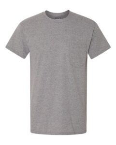 Gildan 5300 Unisex Heavy Cotton™ Pocket T-Shirt – Graphite Heather