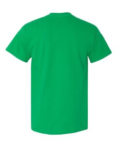 Gildan 5300 Unisex Heavy Cotton™ Pocket T-Shirt – Irish Green (back)