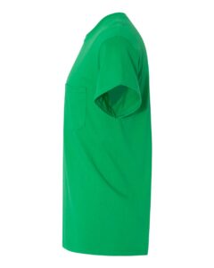 Gildan 5300 Unisex Heavy Cotton™ Pocket T-Shirt – Irish Green (side)