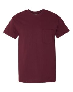 Gildan 5300 Unisex Heavy Cotton™ Pocket T-Shirt – Maroon
