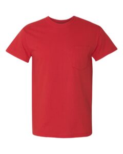 Gildan 5300 Unisex Heavy Cotton™ Pocket T-Shirt – Red
