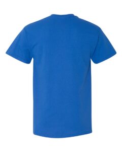 Gildan 5300 Unisex Heavy Cotton™ Pocket T-Shirt – Royal (back)
