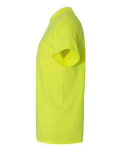 Gildan 5300 Unisex Heavy Cotton™ Pocket T-Shirt – Safety Green (side)