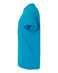 Gildan 5300 Unisex Heavy Cotton™ Pocket T-Shirt – Sapphire (side)