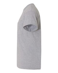 Gildan 5300 Unisex Heavy Cotton™ Pocket T-Shirt – Sport Grey (side)