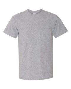 Gildan 5300 Unisex Heavy Cotton™ Pocket T-Shirt – Sport Grey