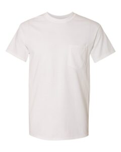Gildan 5300 Unisex Heavy Cotton™ Pocket T-Shirt – White