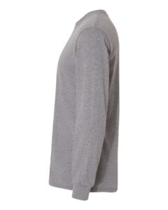 Gildan 8400 Unisex DryBlend® 50/50 Long Sleeve T-Shirt – Graphite Heather (side)