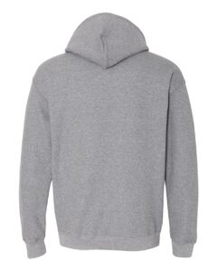 Gildan 18500 Unisex Heavy Blend™ Hooded Sweatshirt – Graphite Heather (back)