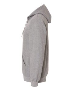 Gildan 18600 Unisex Heavy Blend™ Full-Zip Hooded Sweatshirt – Graphite Heather (side)