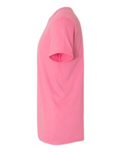 Gildan 64000 Unisex Softstyle® T-Shirt – Azalea (side)