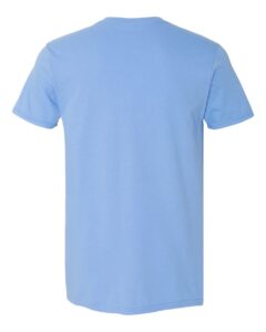 Gildan 64000 Unisex Softstyle® T-Shirt – Carolina Blue (back)