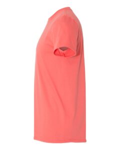 Gildan 64000 Unisex Softstyle® T-Shirt – Coral Silk (side)
