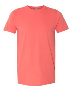 Gildan 64000 Unisex Softstyle® T-Shirt – Coral Silk