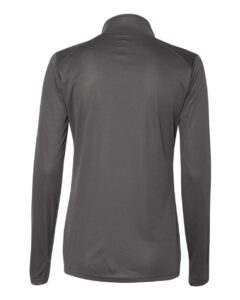 Badger 4103 Women’s B-Core Quarter-Zip Pullover – Graphite/ Black (back)