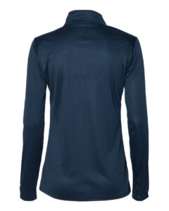 Badger 4103 Women’s B-Core Quarter-Zip Pullover – Navy/ Graphite (back)