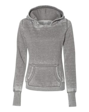 J. America 8912 Women’s Zen Fleece Hooded Sweatshirt – Cement