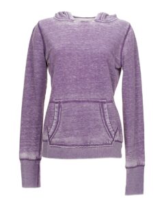 J. America 8912 Women’s Zen Fleece Hooded Sweatshirt – Very Berry