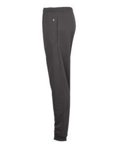 Badger 1476 Women’s Performance Fleece Joggers – Graphite (side)