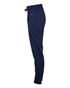 Badger 1476 Women’s Performance Fleece Joggers – Navy (side)