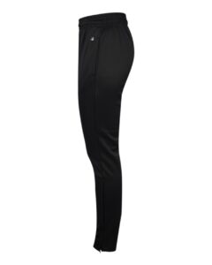 Badger 1576 Women’s Trainer Pants – Black (side)