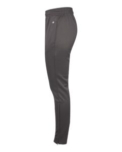 Badger 1576 Women’s Trainer Pants – Graphite (side)
