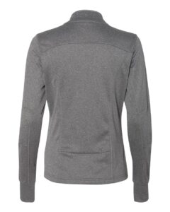 Independent Trading Co. EXP60PAZ Women’s Poly-Tech Full-Zip Track Jacket – Gunmetal Heather (back)