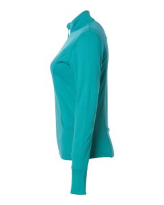Independent Trading Co. EXP60PAZ Women’s Poly-Tech Full-Zip Track Jacket – Lapis Green (side)