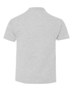 Hanes 498Y Youth Perfect-T T-Shirt – Ash (back)