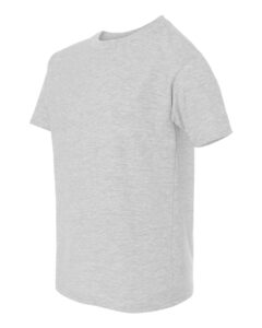 Hanes 498Y Youth Perfect-T T-Shirt – Ash (side)