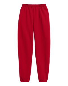 Hanes P650 Unisex EcoSmart® Sweatpants – Deep Red