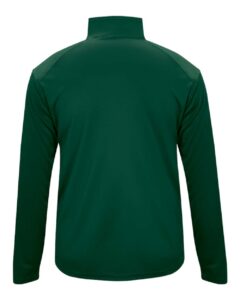 Badger 2102 Youth B-Core Quarter-Zip Pullover – Forest/ Graphite (back)