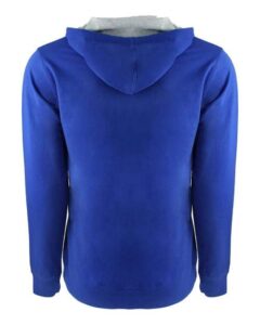 Next Level 9601 Unisex Laguna Full-Zip Hoodie Sweatshirt – Royal/ Heather Grey (back)