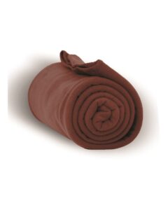 Alpine Fleece 8700 Fleece Throw Blanket – Brown